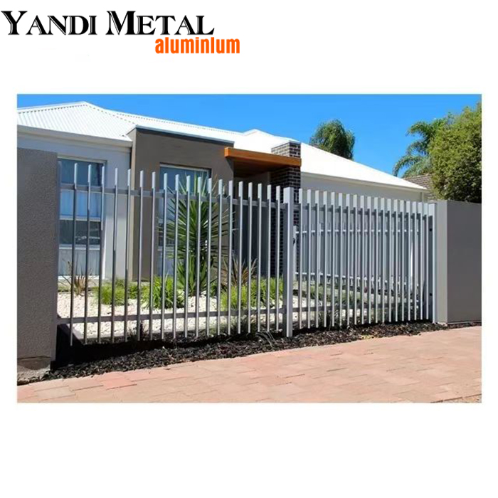 Neues Privatsphärenhaus aus gebrauchtem Aluminium-Blattzaun für den Außenbereich aus Verbundzaun aus Aluminium