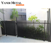 Modernes Design, horizontale Lamellen aus Aluminium, Zaunplatte, Aluminium-Metallzaun, Lamellenzaun aus Lamellen