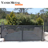Obere Leitplankenplatte aus Metall, wasserdicht, UV-Schutz, Privatsphäre im Garten, Aluminium-Leitplankenplatte