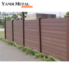 DIY vertikaler Aluminium-Lamellenzaun Garten Außenverkleidung Lamellenzaun Horizontaler Sichtschutz aus Aluminium-Lamellenzaun