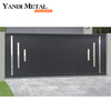 Das neueste moderne Aluminium-Türdesign. Automatische Schiebetür aus Metall für den Hauseingang. Aluminiumtür