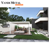 Yandi Aluminium-Pergola für den Außenbereich, Wandbehang, Aluminium-Pergola, manuell elektrisch, kundenspezifisches Pergola-Aluminiumprofil