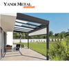 Moderner Aluminium-Terrassendach-Schachtdeckelpavillon Glasgarten-Außenpavillon Aluminium-Markisenpavillonsystem
