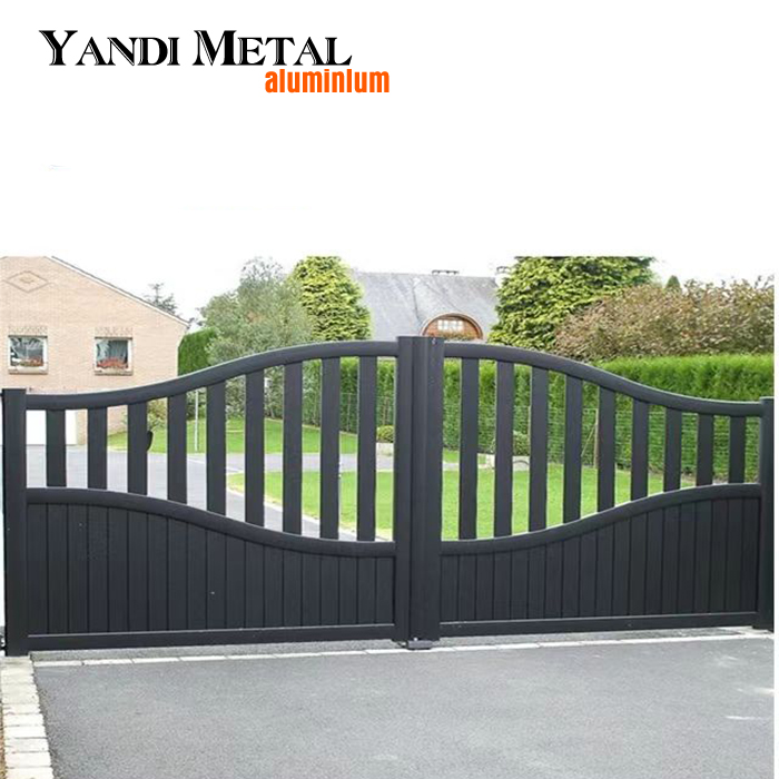 Aluminium-Haupttürgitter-Design, Haussicherheits-Schiebe-Aluminiumgitter-Metall-Aluminium-Hausgitter-Metalldesign