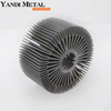 Verschiedene runde Aluminium-Kühlkörper, Formen/Profile von Aluminium-Kühlkörpern, Arten von Maschinen-Aluminiumprofil-Kühlkörpern