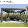 Schiebetür-Pavillon aus Aluminium, wasserdichter Garten-Außenpavillon, elektrischer Außenpavillon und Aluminium-Außenpavillon