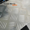 1100 1050 1060 3003 5052 5754 6061 6082 5-Steg-Lauffläche, rutschfestes, geprägtes Aluminium-Riffelblech