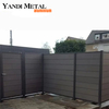 Neu gestalteter, wasserdichter, zusammengebauter Lattenzaun für den Gartenhof, Sicherheit, Privatsphäre, Metallzaun aus Aluminiumlegierung, Lamellenzaun