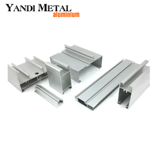 Yandi Hot eloxiertes Fram-Aluminiummaterial, kundenspezifische extrudierte Aluminiumtüren und -fenster 6063, Hersteller