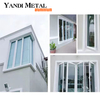 Yandi liefert Häuser mit Push-Pull-Profilen, Aluminium-Schiebetürfenster, Aluminiumfenster, schalldichte Wohnfenster