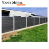 Yandi Factory Gartenzaun aus Aluminium, Holz und Kunststoff