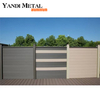 Heißer Verkauf schwarzer Aluminiumzaun Wohnsicherheitszaun Zaun Garten WPC-Aluminiumzaunpaneel