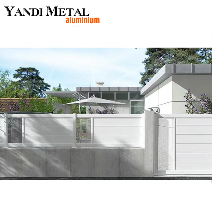 Hersteller kundenspezifische Luxus-Aluminiumlegierung Doppeltür Villa Eingangstor Aluminium-Kunstguss-Aluminium-Tür