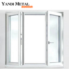 Yandi-Isolierrahmen für Wohngebäude, Doppelverglasung, Metall-Aluminium-Rahmen, festes Flügelfenster