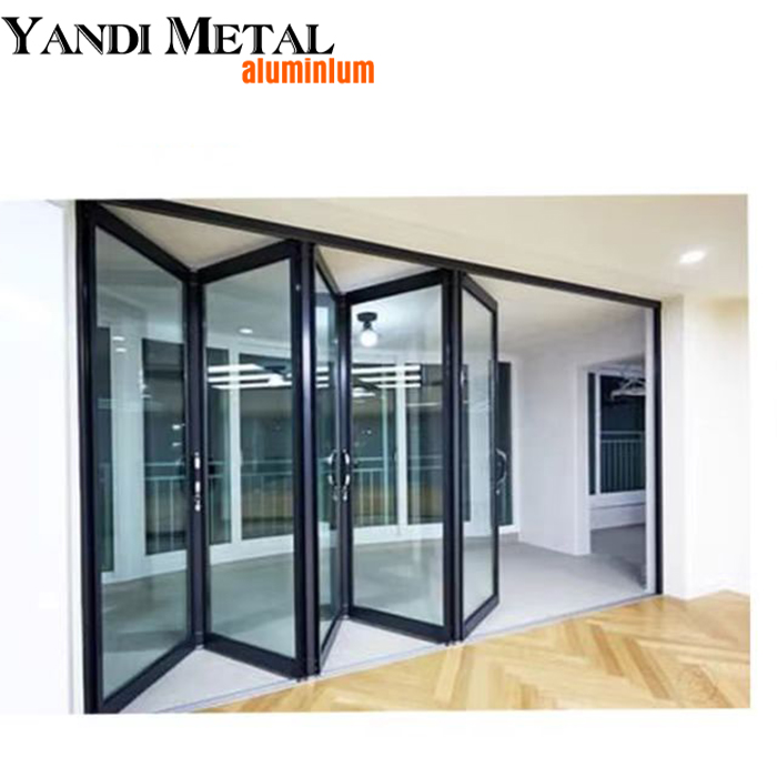 Heißer moderner Custom-Stil in Europa und den Vereinigten Staaten, der neueste Stil von Aluminium-Falttüren aus Bangladesch