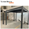 Modernes wasserdichtes bioklimatisches Pergolasystem 3×3 3×4 4×6 Pergola für den Außenbereich, elektrische Dachpergola mit Lamellen aus Aluminium