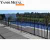 Umweltfreundlicher, pulverbeschichteter, sicherer Pool-Lattenzaun aus Metalllamellen aus Aluminium für den Garten