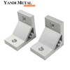 Maßgeschneiderte L-förmige Eckprofilhalterung aus stranggepresstem Aluminium und bestehende Formbiege-, Schweiß- und Stanzbearbeitungsdienste