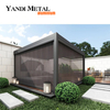 Aluminium-Glasdach-Pavillon-Markisensystem, Aluminium-Glasdach-Oberlichtstruktur, Dachglas-Markise