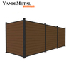 DIY Home WPC Zaun Verbundholz wasserdicht UV-Schutz Outdoor Garten Holzzaun