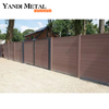 Neu gestalteter, wasserdichter, zusammengebauter Lattenzaun für den Gartenhof, Sicherheit, Privatsphäre, Metallzaun aus Aluminiumlegierung, Lamellenzaun