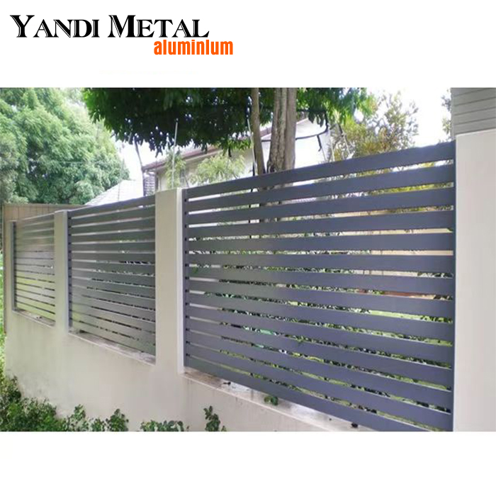 Yandi Aluminium Pop entwirft dekorative Aluminiumzäune und dekorative Aluminium-Gartenzäune