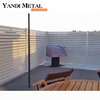 Obere Leitplankenplatte aus Metall, wasserdicht, UV-Schutz, Privatsphäre im Garten, Aluminium-Leitplankenplatte