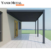 Yandi Aluminium-Pergola für den Außenbereich, Wandbehang, Aluminium-Pergola, manuell elektrisch, kundenspezifisches Pergola-Aluminiumprofil