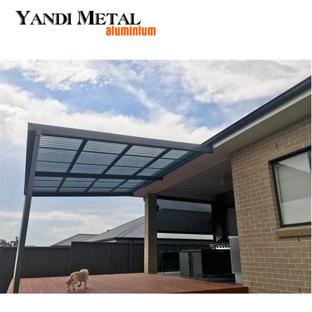 Hochwertige, maßgeschneiderte, bioklimatische mobile Aluminium-Lamellenpergola aus Aluminium in modernem Design