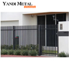 Poolzaun aus Aluminiumlegierung, Yandi, pulverbeschichteter, moderner Metallzaun für den Außenbereich, Garten