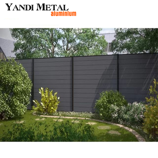 WPC-Gartenzaun, Gittertor, Terrasse, WPC-Brettzaun, Aluminium-Lamellenzaun