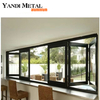 Hersteller Großhandelspreis Metall-Flügelfenster, Aluminiumrahmen, gehärtetes Glas, Aluminium-Schiebefenster