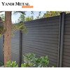 DIY vertikaler Aluminium-Lamellenzaun Garten Außenverkleidung Lamellenzaun Horizontaler Sichtschutz aus Aluminium-Lamellenzaun