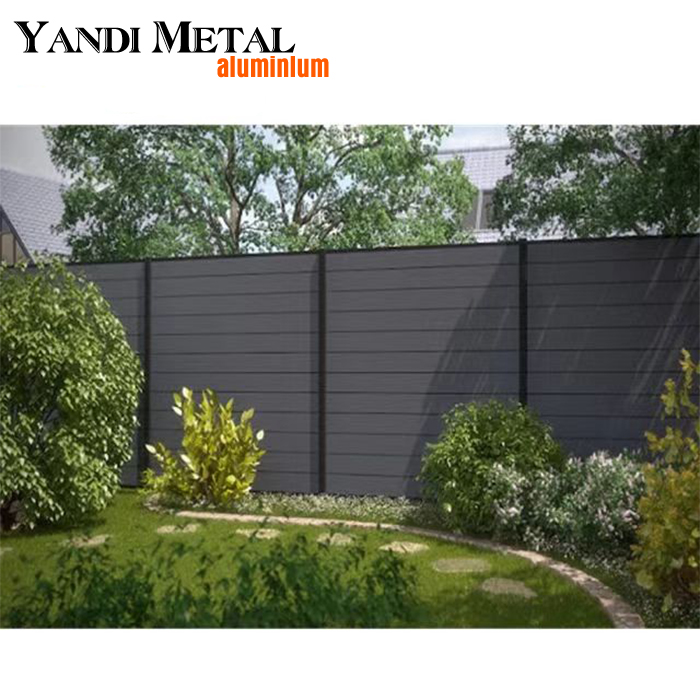 Großhandel Aluminiumzaun Gartensicherheitszaun Garten-Sichtschutzzaun Yandi-Hersteller