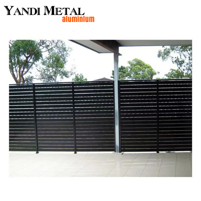 Lattenzaun im Fabrikdesign aus Aluminiumlegierung