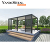 Maßgeschneiderte 3*3*4 elektrische Doppeldachterrassen-Fensterläden, Terrassenüberdachung, Aluminium-Fensterläden, Pergola