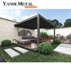 Yandi Aluminium-Pergola für den Außenbereich, Wandbehang, Aluminium-Pergola, manuell elektrisch, kundenspezifisches Pergola-Aluminiumprofil