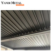 Sonnenschutz für den Außenbereich, Windschutz, Pergola, Metalldach, Aluminium-Pergola-Schatten