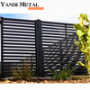 Rostfreie Aluminium-Fensterläden für den Außenbereich, Metallzaun, Wohnhof, Aluminium-Lamellenzaunpaneele für Privatsphäre