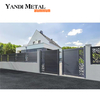 Aluminium-Haupttürgitter-Design, Haussicherheits-Schiebe-Aluminiumgitter-Metall-Aluminium-Hausgitter-Metalldesign
