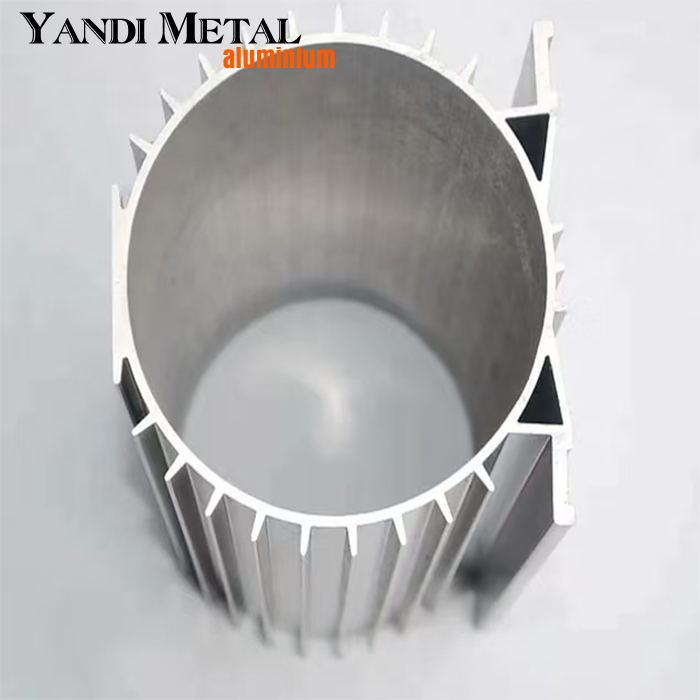 Yandi großer 6061 6063 Aluminium-Kühlkörper, kundenspezifischer Aluminium-Kühlkörper aus Aluminium