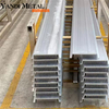 Kundenspezifischer Kühlkörper aus eloxiertem Aluminium, extrudiertes Aluminium-Strangpressprofil, Netzteil, Wechselrichter, Aluminium-Kühlkörper