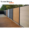 Neu gestalteter, wasserdichter, zusammengebauter Lattenzaun für den Gartenhof, Sicherheit, Privatsphäre, Metallzaun aus Aluminiumlegierung, Lamellenzaun