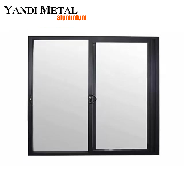 Ce-Standard Champagner-Aluminium-Schiebefenster, Glastüren und Fenster, Bronze-Schiebefenster, Aluminiumfenster