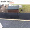 Aluminium-Sichtschutzzaun Kommerzieller moderner Gartenzaun für den Außenbereich aus der Yandi-Fabrik, langlebige Qualität