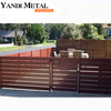 Obere Leitplankenplatte aus Metall, wasserdicht, UV-Schutz, Privatsphäre im Garten, Aluminium-Leitplankenplatte
