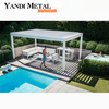 Heiße verkaufende neue Pergola-Aluminium-Schattenfensterläden für den Außenbereich, Pergola-Dachfensterläden wasserdicht