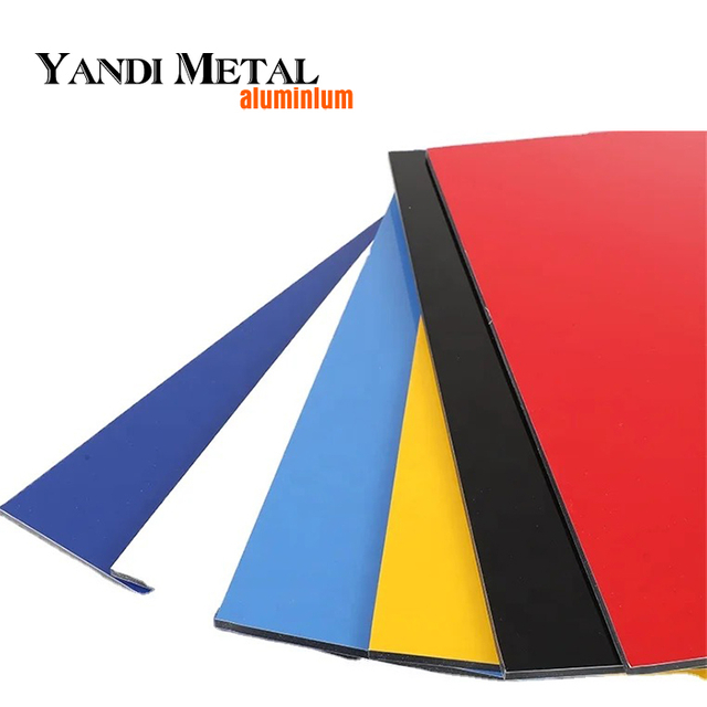 4 mm PVDF ACP Aluminium-Verbundplatten-Vorhangfassadenverkleidung PVDF
