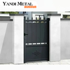 Heißer Verkauf von Pulverlack-Aluminium-Türdesign-Aluminium-Gartenzäunen und -toren