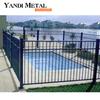 Poolzaun aus Aluminiumlegierung, Yandi, pulverbeschichteter, moderner Metallzaun für den Außenbereich, Garten